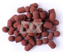 Ковпачок шліфувальний на пластиковій основі коричневий d-10 мм дуже грубий абразив 10 шт