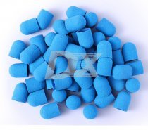 Ковпачок шліфувальний на тканинній основі синій d-13 мм грубий абразив 10 шт