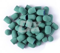 Ковпачок шліфувальний на тканинній основі зелений d-10 мм середній абразив 10 шт