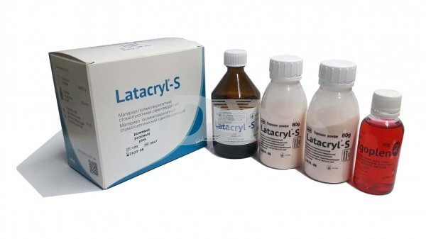 Латакрил-S (рожевий) 2 × 80 г + 100 мл + 50 г - фото . Купити з доставкою в інтернет магазині Dlx.ua.