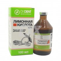 Лимонная кислота Dident 40% 100 г