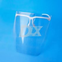 Маска захисна з оправою + 10 щитків Білий