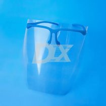 Маска захисна з оправою + 10 щитків Блакитний