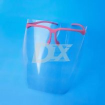 Маска захисна з оправою + 10 щитків Рожевий