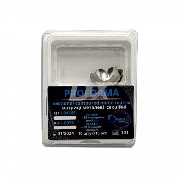 Матриці металеві секційні середні 35 мкм 1.0976S 10 шт - фото . Купити з доставкою в інтернет магазині Dlx.ua.