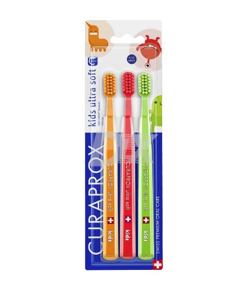 Набір дитячих зубних щіток Ultra Soft 0.09 мм Kids (4-12 років) - фото . Купити з доставкою в інтернет магазині Dlx.ua.