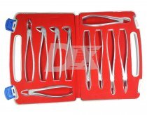 Набор щипцов для удаления зубов 10 шт DE-067