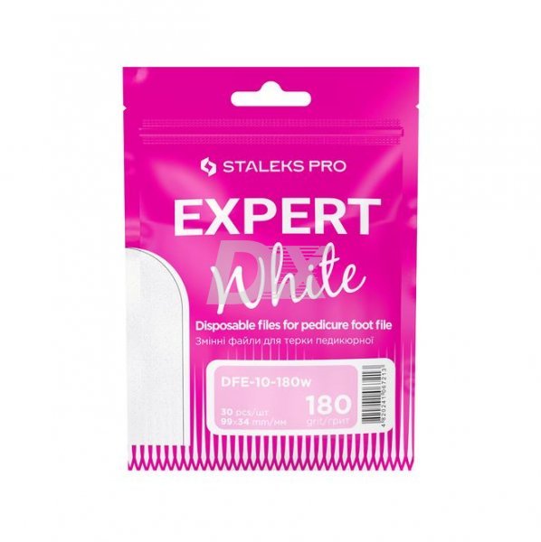 Набір змінних файлів DFE-10-180 для педикюрної терки Білі 180 грит 30 шт - фото . Купити з доставкою в інтернет магазині Dlx.ua.