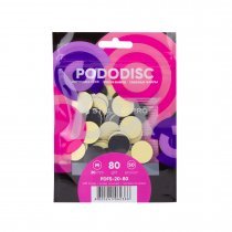 Набір змінних файлів PDFS-20-80 для пододиска Білі 80 грит 50 шт