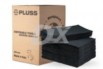 Нагрудники PLUSS тришарові 500 шт чорні