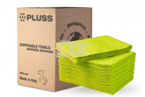 Нагрудники PLUSS тришарові 500 шт лайм - фото . Купити з доставкою в інтернет магазині Dlx.ua.