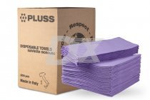 Нагрудники PLUSS тришарові 500 шт лілові