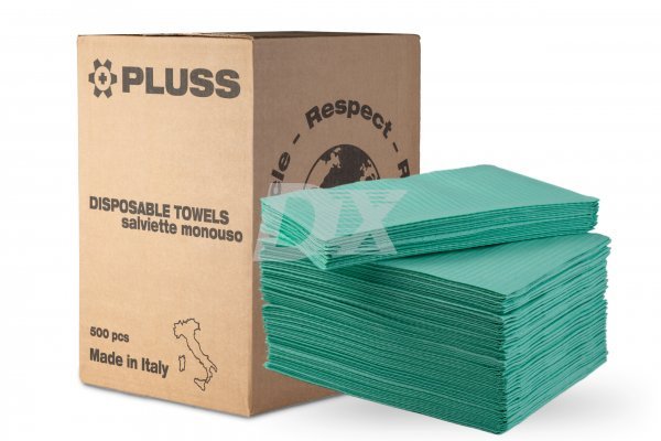 Нагрудники PLUSS тришарові 500 шт зелені - фотография . Купить с доставкой в интернет магазине Dlx.ua.