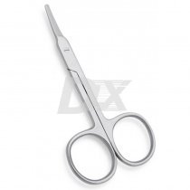 Ножиці для кутикули закруглені безпечне лезо 9 см REF-1181