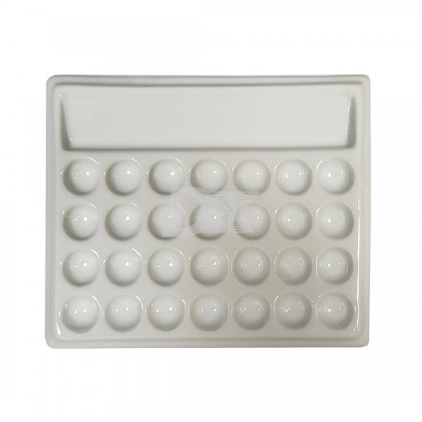 Палітра для змішування барвників кераміки та пластмаси, 28 секцій - фото . Купити з доставкою в інтернет магазині Dlx.ua.