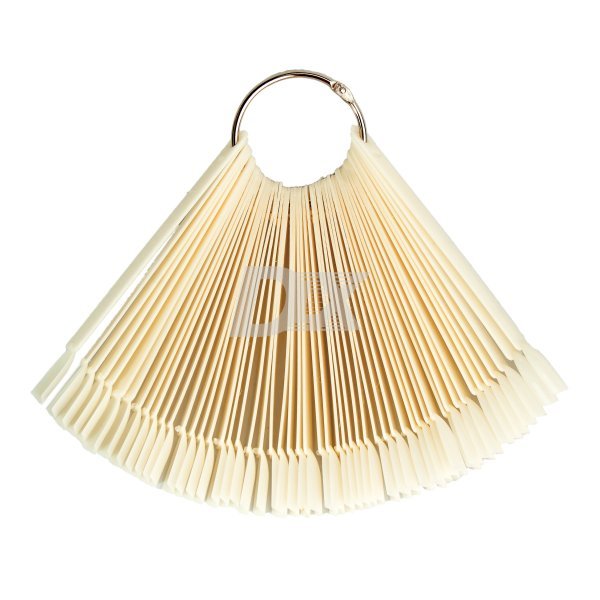 Палітра - віяло для лаків на кільці біла 50 шт - фото . Купити з доставкою в інтернет магазині Dlx.ua.