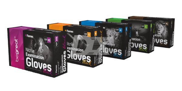 Рукавички нітрилові Begreat чорні 50 пар - фото . Купити з доставкою в інтернет магазині Dlx.ua.