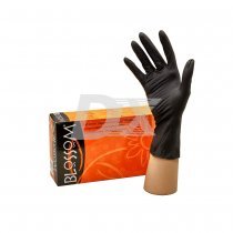 Рукавички нітрилові Blossom чорнi 50 пар
