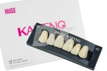 Планка передніх верхніх зубів Kaifeng фасон S - Квадратний 6 шт