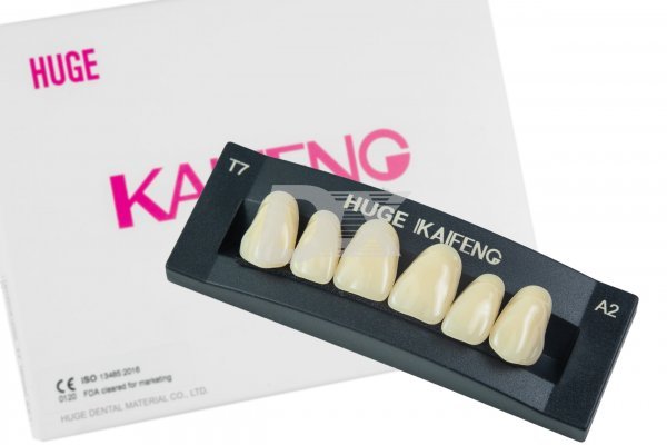 Планка передніх верхніх зубів Kaifeng фасон S - Квадратний 6 шт - фото . Купити з доставкою в інтернет магазині Dlx.ua.