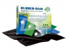 Платки для набора Раббер Дам (Rubber-Dam) черные, средние 36 шт, Cerkamed