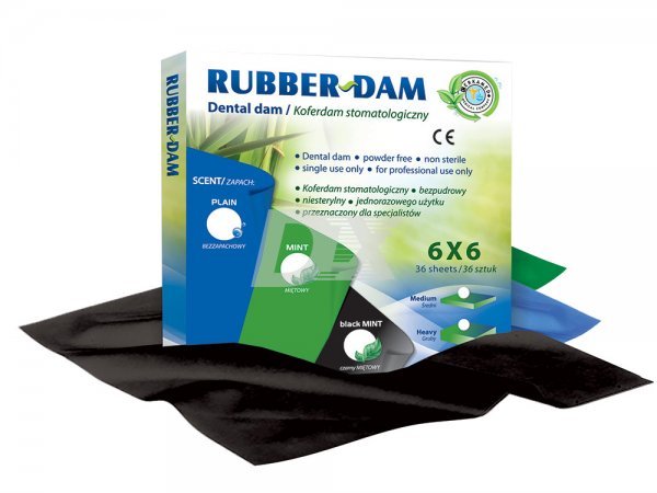 Хустинки для набору Раббер Дам (Rubber-Dam) чорні, середні 36 шт, Cerkamed - фотография . Купить с доставкой в интернет магазине Dlx.ua.