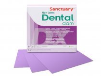 Хустки для набору Раббер Дам (Rubber-Dam) пурпурні, середні, безлатексні 15 шт, Sanctuary