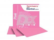 Хустки для набору Рабер Дам (Rubber-Dam) рожеві, середні 36 шт, Sanctuary