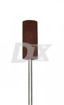 Поліровщик гумовий червоний циліндр R008