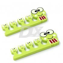 Роздільники для пальців ніг зелені жаби 2 шт