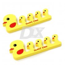 Роздільники для пальців ніг жовті качки 2 шт