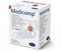 Серветки з нетканого матеріалу Medicomp (5 см x 5 см) 2 x 25 шт