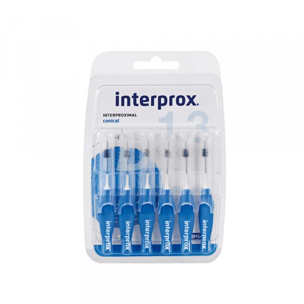 Щітка міжзубна INTERPROX 4G, CONICAL 1.3 мм, 6 шт - фотография . Купить с доставкой в интернет магазине Dlx.ua.
