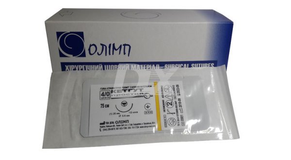 Шовний матеріал Кетгут 75 см, 4/0 простий - фото . Купити з доставкою в інтернет магазині Dlx.ua.