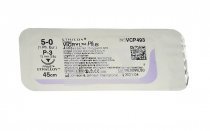 Шовний матеріал VICRYL PLUS (плетений, не забарвлений) 45 см, 5/0
