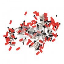 Штифти для розбірних моделей Bi-pin червоні T-TP 100 шт