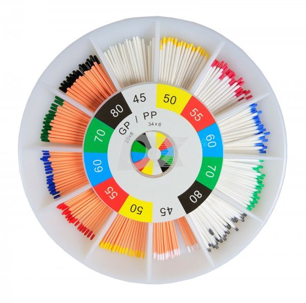 Штифти гутаперчеві та паперові набір 320 шт - фото . Купити з доставкою в інтернет магазині Dlx.ua.