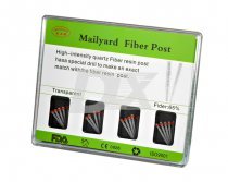 Штифты стекловолоконные конические прозрачные набор №1 20 шт