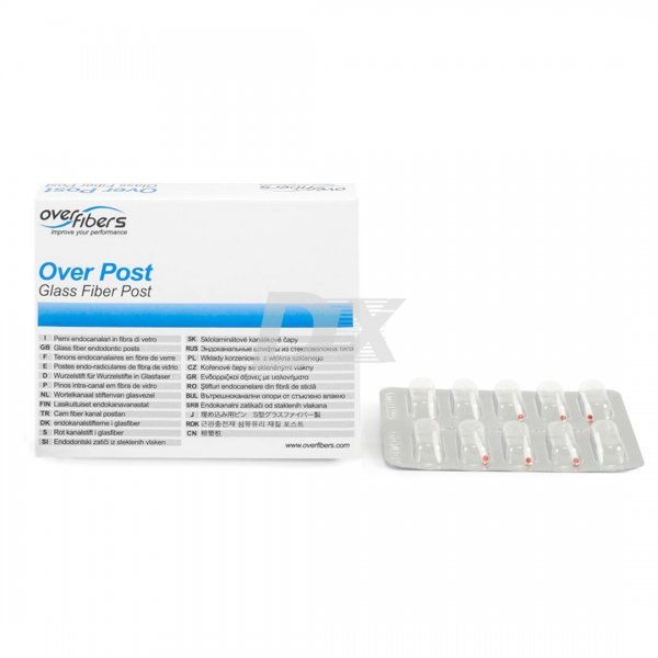 Штифти скловолоконні Over Post (Овер Пост) конусно-циліндричні №4 10 шт - фото . Купити з доставкою в інтернет магазині Dlx.ua.