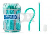 Слиновідсмоктувачі прозорі зелені 3410/05/1 Nostrum 100 шт