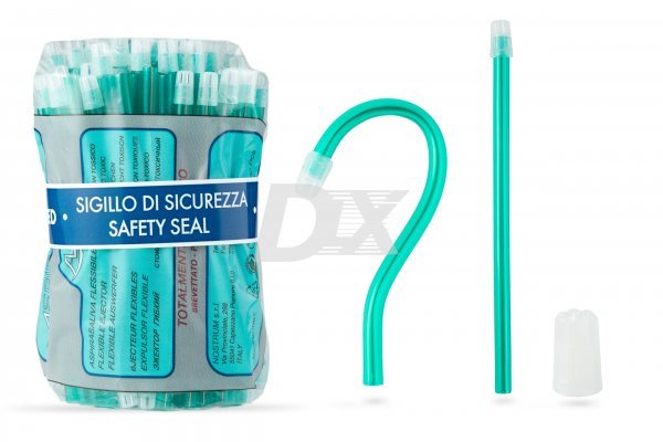 Слиновідсмоктувачі прозорі зелені 3410/05/1 Nostrum 100 шт - фото . Купити з доставкою в інтернет магазині Dlx.ua.