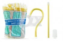 Слиновідсмоктувачі прозорі жовті 3410/06/1 Nostrum 100 шт