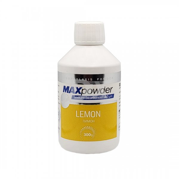 Сода для AirFlow MaxPowder (бікарбонат Na) 40 мкм Лимон 300 г - фотография . Купить с доставкой в интернет магазине Dlx.ua.