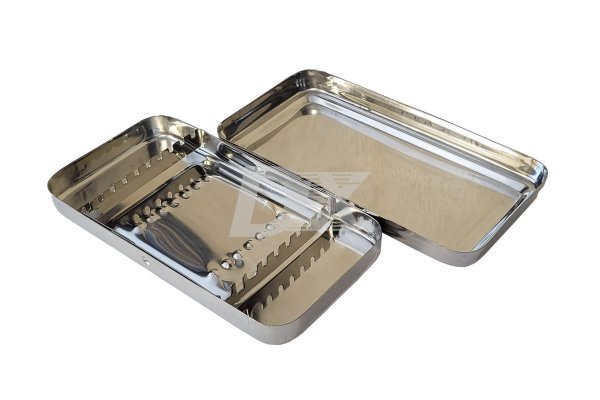 Стерилізатор з кришкою і тримачем інструментів 101-1/SP (190*100*30 мм) - фотография . Купить с доставкой в интернет магазине Dlx.ua.