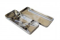 Стерилизатор с крышкой и держателем инструментов 101-2/SP (190*70*25 мм)