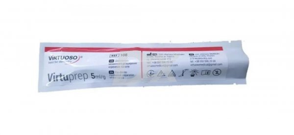 VirtuPrep (Віртупреп) гель (ЕДТА 15% з пероксидом) 10 мл - фотография . Купить с доставкой в интернет магазине Dlx.ua.