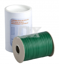 Восковий дріт на котушці ТВЕРДИЙ зелений 3.5 мм, 250 г Interdent 294