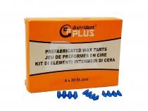Воскові проміжки для металопластмаси Distrident 6 х 20 шт