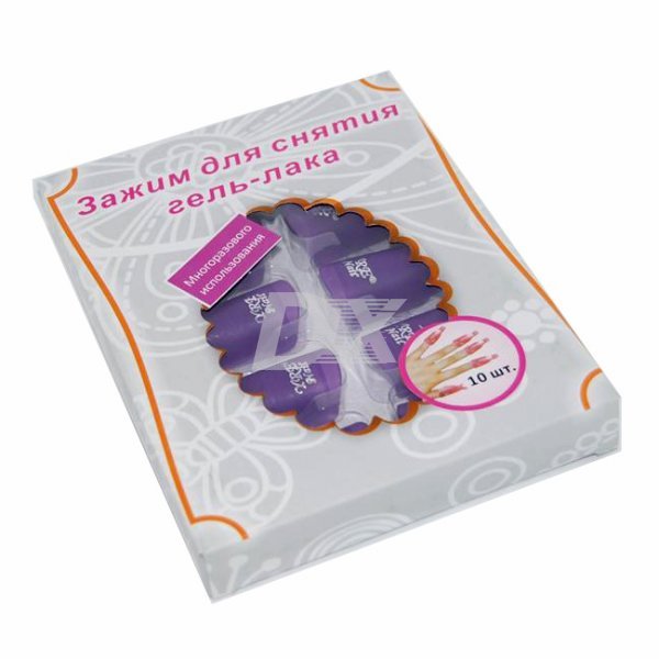 Затискач для зняття гель-лаку для пальців рук YRE 10 шт - фото . Купити з доставкою в інтернет магазині Dlx.ua.