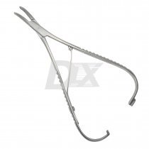 Щипцы для установки эластичной лигатуры Smaha изогнутные 14 см DE-1431